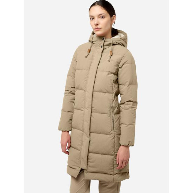 Jack Wolfskin Пуховик зимовий довгий жіночий  Nordlicht Coat W A60038_A0030 S Бежевий (4064886308076) - зображення 1