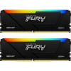 Kingston FURY 32 GB (2x16GB) DDR4 3600 MHz Beast RGB Black (KF436C18BB2AK2/32) - зображення 1