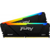 Kingston FURY 32 GB (2x16GB) DDR4 3600 MHz Beast RGB Black (KF436C18BB2AK2/32) - зображення 2