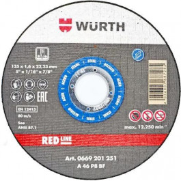   Wurth Red Line 350x2,5x25,4 мм 0669203502