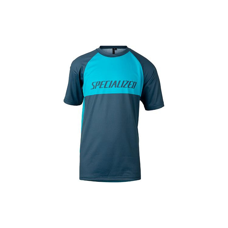 Specialized ENDURO GROM JERSEY SS YTH AQA/CSTBLU 2020 AQA/CSTBLU BLOCK S - зображення 1