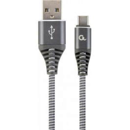   Cablexpert Premium USB2.0 AM/CM Gray 2m (CC-USB2B-AMCM-2M-WB2)