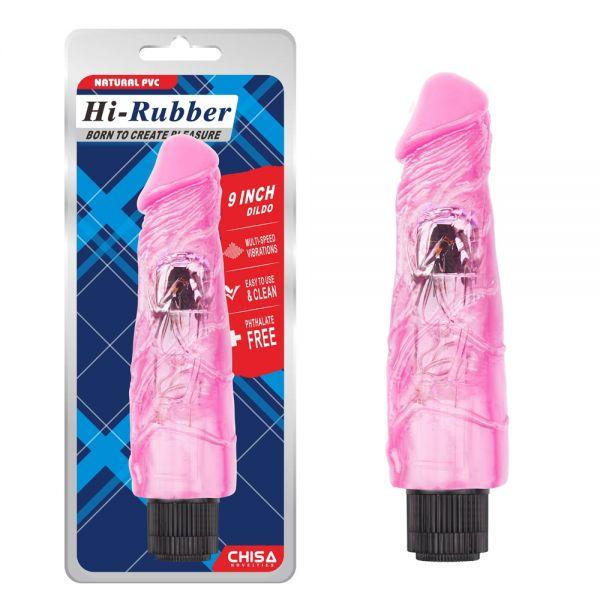 Chisa Novelties Hi-Rubber Dildo, Pink (CH15452) - зображення 1