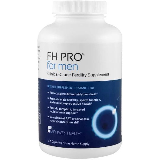 Fairhaven Health FH Pro for Men Clinical Grade Fertility Supplement 180 Caps FHH-00218 - зображення 1