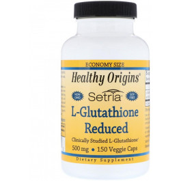   Healthy Origins Healthy Origins Setria L-Glutathione Reduced 500 mg 150 Veggie Caps Вільний L-глутатіон