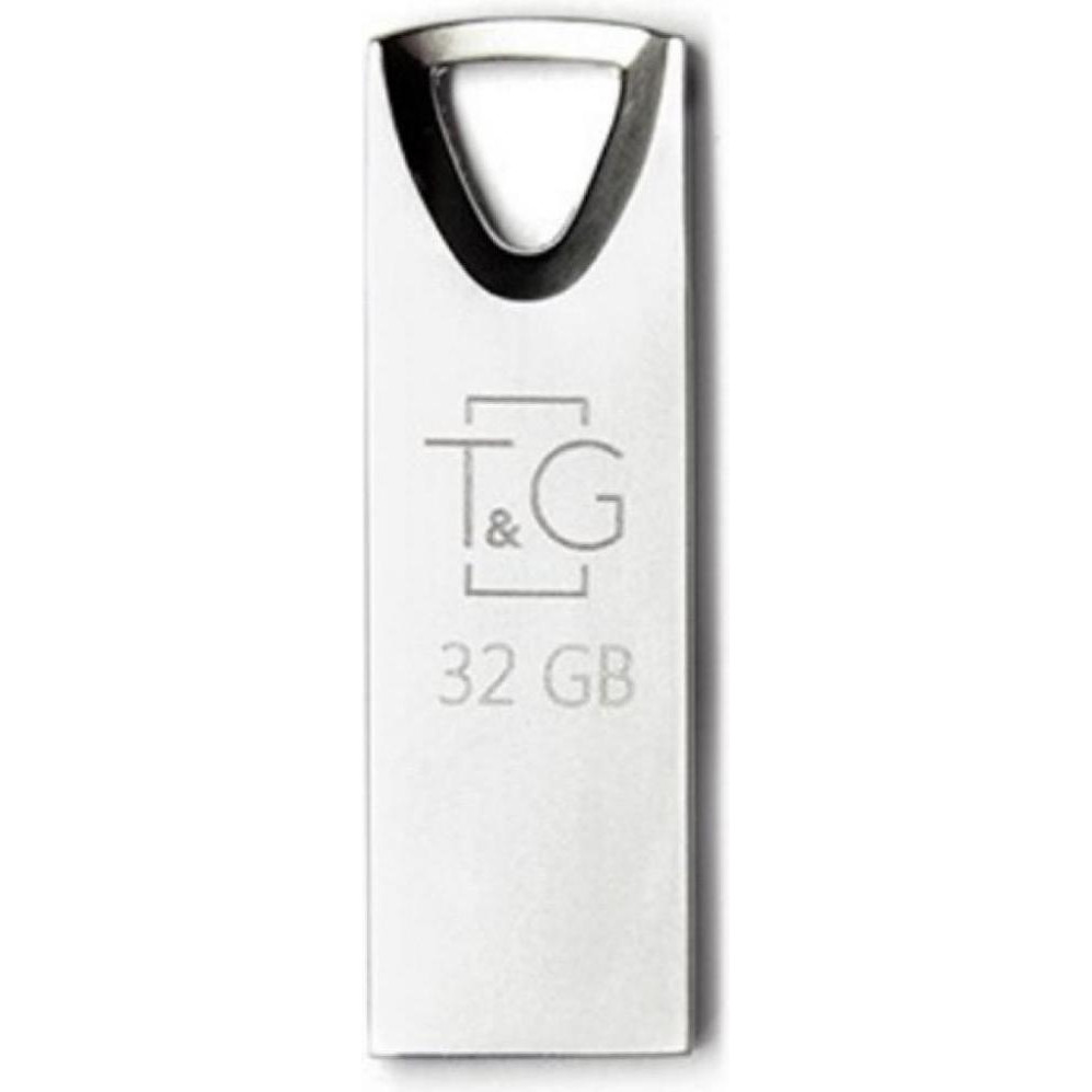 T&G 32 GB 117 Metal Series Silver (TG117SL-32G) - зображення 1