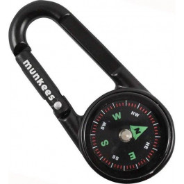   Munkees Carabiner Compass with Thermometer, black (3135 BK)