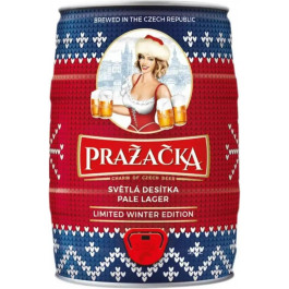   Prazacka Пиво Svetle, mini keg, 5 л (8594053490489)