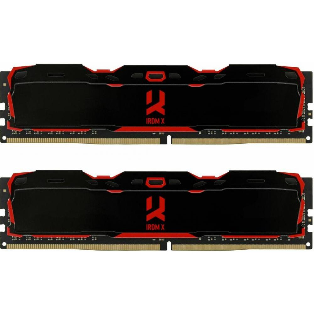 GOODRAM 16 GB (2x8GB) DDR4 2666 MHz IRDM X Black (IR-X2666D464L16S/16GDC) - зображення 1