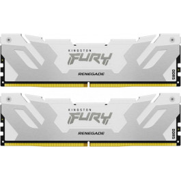   Kingston FURY 32 GB (2x16GB) DDR5 6400 MHz Renegade Silver/White (KF564C32RWK2-32)