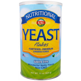   KAL Дрожжи хлопьями несладкие, Yeast Flakes, , 624 г (CAL-38010)