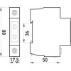 E.NEXT Розетка на DIN-рейку e.socket.stand.din, 230 В (s004001) - зображення 2