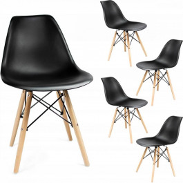   JUMI Plastic Chair Black