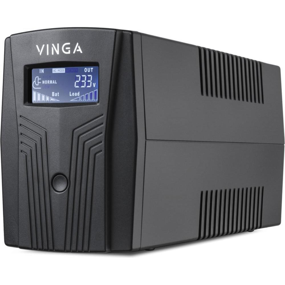 Vinga LCD 600VA USB plastic case (VPC-600PU) - зображення 1