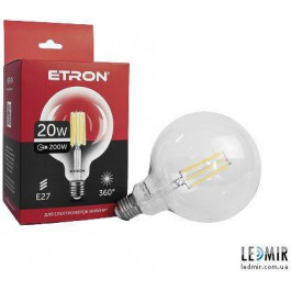   Etron LED Filament 1-EFP-174 G125 20W 4200K E27