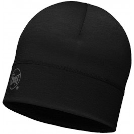   Buff Шапка ® MERINO WOOL 1 LAYER HAT solid black