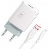 SkyDolphin SC06V 1USB 2.4A White + microUSB cable (MZP-000180) - зображення 1