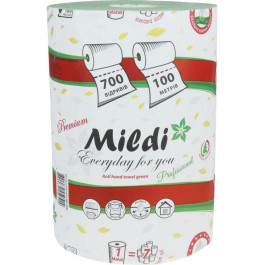   Mildi Бумажные полотенца Mildi Premium V-fold однослойные 250 листов 15 упаковок Зеленые (4820032450378)