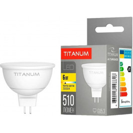   TITANUM LED MR16 6W GU5.3 3000K (TLMR1606533)