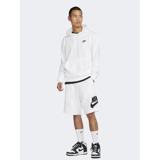 Nike Білі чоловічі шорти  M NK CLUB ALUMNI HBR FT SHORT DX0502-100 - зображення 1