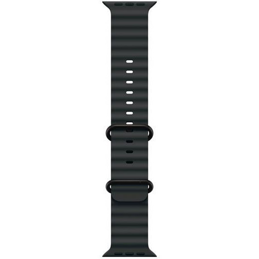 Apple Ремінець  Ocean Band Black - Black Titanium Finish для  Watch 44/45/46/49mm (MYPD3) - зображення 1