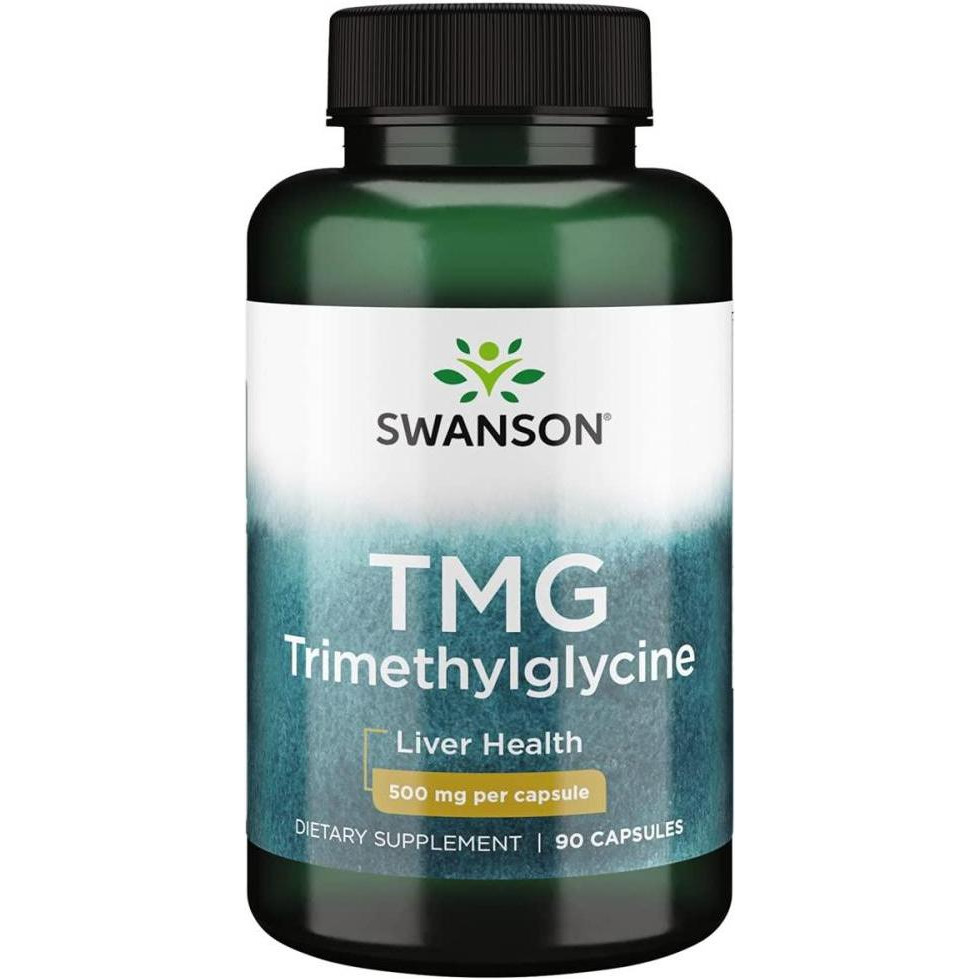 Swanson TMG Trimethylglycine 500 mg, 90 капсул - зображення 1