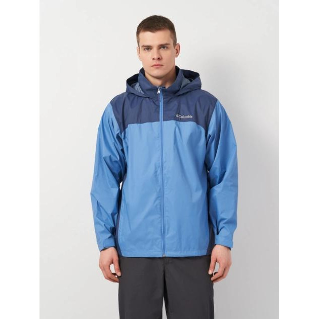 Columbia Спортивна вітровка чоловіча  Glennaker Lake Rain Jacket 1442361-480 S Синя (2990029842980_0195980213 - зображення 1