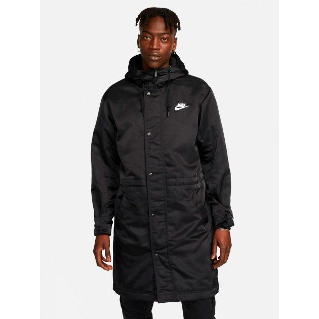 Nike Парка  M Nk Club Stadium Parka FB7320-010 M Black/White (196607391822) - зображення 1