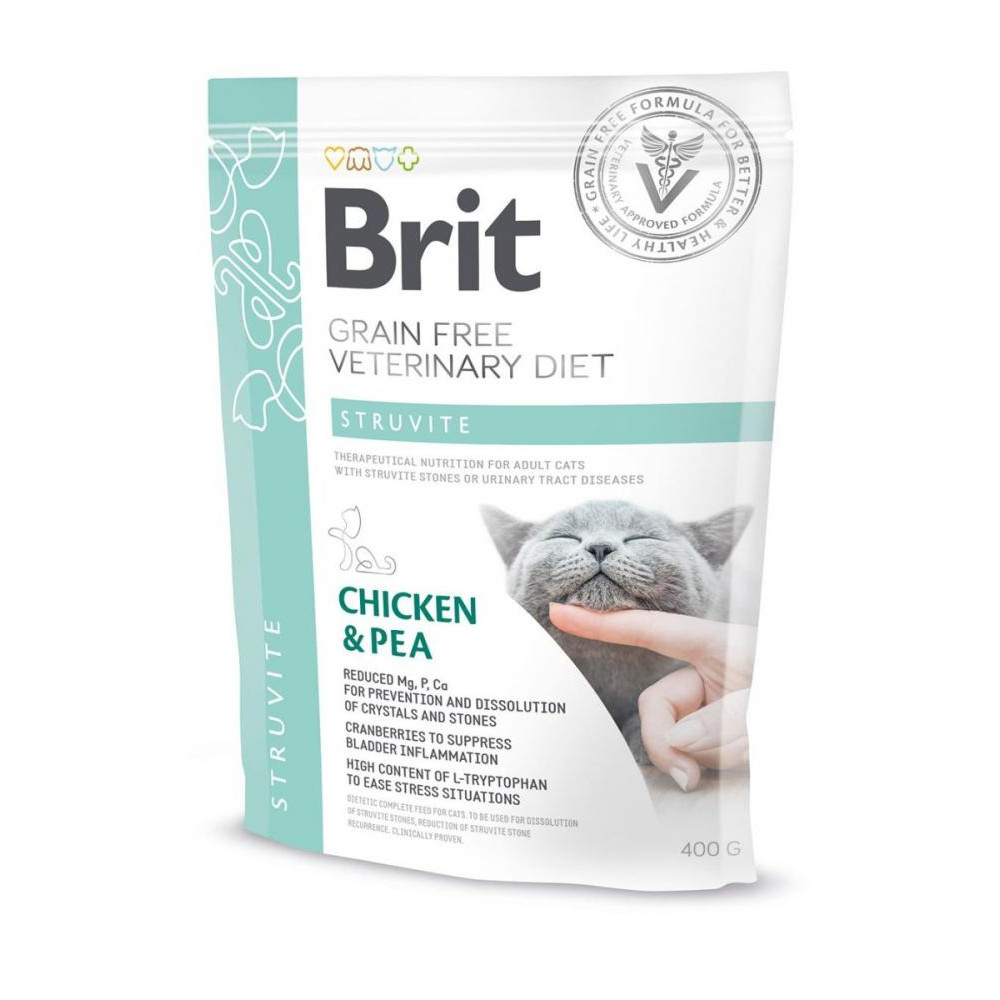 Brit Veterinary Diet Cat Struvite 0,4 кг 170955/528288 - зображення 1