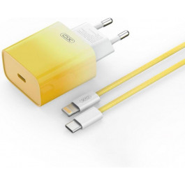   XO CE18 30W 1xUSB-C PD3.0 QC3.0  Yellow