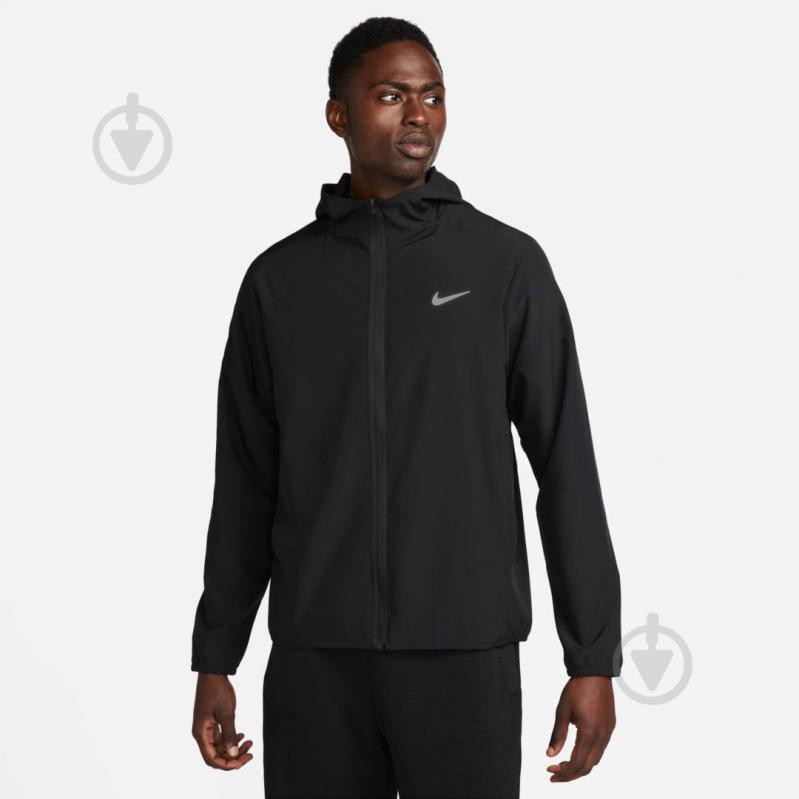 Nike Спортивна вітрівка чоловіча  M Nk Df Form Hd Jkt FB7482-010 L Чорна (196608715429) - зображення 1