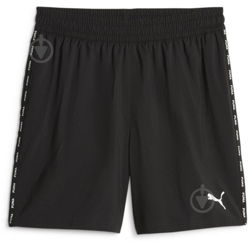 PUMA Чорні чоловічі шорти  Fit Taped 7" Woven Short 524179/01 - зображення 1