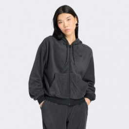   New Balance Толстовка на блискавці утеплена з капюшоном на флісі жіноча  Polar Fleece FZ WJ43526BK L Чорна (1973