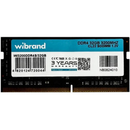   Wibrand 32 GB SO-DIMM DDR4 3200 MHz (WI3200DDR4S/32GB)