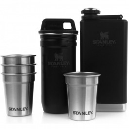   Stanley Набор Adventure 4 рюмки, футляр-фляга, фляга 0,236 л Matte Black (6939236348430)