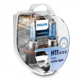   Philips H11 CrystalVision 12V 55W (12362CVSM)