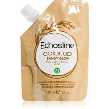 ECHOSLINE Color Up бондінг-маска для фарбування волосся з поживним ефектом відтінок Sandy Glow 150 мл - зображення 1