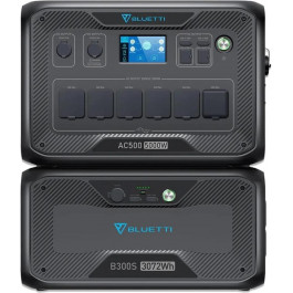   BLUETTI AC500 + 2x B300S Home Battery Backup