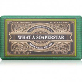   The Somerset Toiletry Co. The Somerset Toiletry Co. Distinguished Gentlemen Soap Bar мило для чоловіків Balsam & Cedar 200 гр