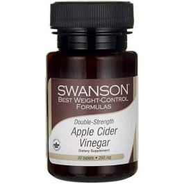   Swanson Apple Cider Vinegar - Double Strength 200 mg 30 Tabs