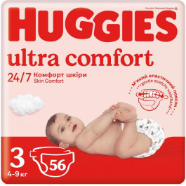   Huggies Ultra Comfort 3, 56 шт