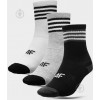 4F Шкарпетки  SOCKS CAS M234 (3PACK) 4FJWAW23USOCM234-90S р.32-35 різнокольоровий 3 пари шт. - зображення 1