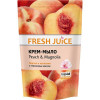 Fresh Juice Крем-мыло  дой-пак Peach&Magnolia 460 мл (4823015913259) - зображення 1