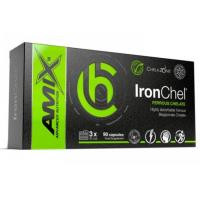   Amix ChelaZone IronChel Iron/Ferrous/Bisglycinate Chelate 90 vegan caps / 90 servings