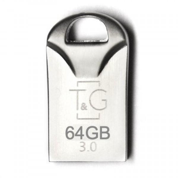 T&G 64 GB 106 Metal Series USB 3.0 Silver (TG106-64G3) - зображення 1