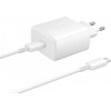 Samsung 45W Travel Adapter (with Type-C cable) White (EP-TA845XWE) - зображення 1