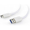 Cablexpert USB3.0 CM/AM 1m (CCP-USB3-AMCM-1M-W) - зображення 1