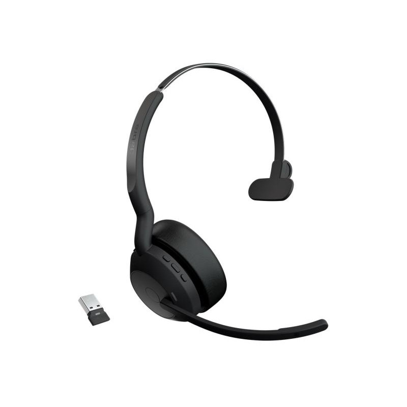 JABRA Evolve2 55 Link380a MS Mono Black (25599-899-999) - зображення 1