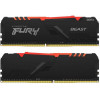 Kingston FURY 16 GB (2x8GB) DDR4 3200 MHz Beast RGB (KF432C16BBAK2/16) - зображення 1