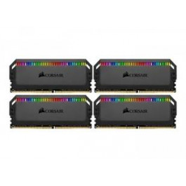   Corsair 32 GB (4x8GB) DDR4 3200 MHz Dominator Platinum RGB (CMT32GX4M4C3200C16)